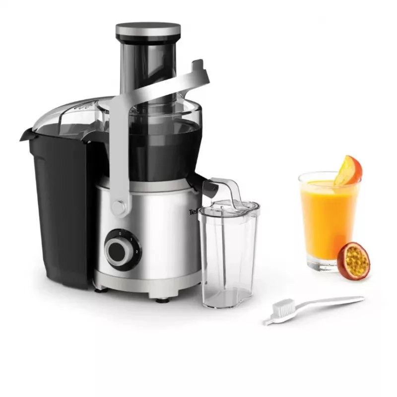 Tefal ZE660D10 Centrifugālā sulu spiede 800 W Melns/Sudrabs