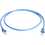 Telegärtner 100008172 CAT 5e F/UTP RJ45 tīkla kabelis, 0,5 m, zils, liesmas aizturošs, lieces aizsardzības uzmava