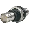 Telegärtner BNC starpsienas adapteris māte uz māti 50 Ohm panelī montējams, niķelēts misiņš, DC-4 GHz