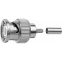 Telegärtner BNC preses savienotājs G01 50 Ohm, Crimp/Crimp, profesionāls, A0205, priekš RG-58 C/U, Belden YR23092, UG-1785/U, 5 gab.