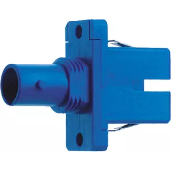 Telegärtner hibrīda optiskās šķiedras adapteris ST female uz SC female multimodas zils J08082A0000