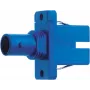 Telegärtner hibrīda optiskās šķiedras adapteris ST female uz SC female multimodas zils J08082A0000