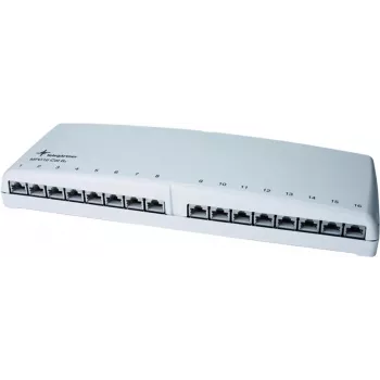 Telegärtner MPD16 K Patch Panel - 16 Porti RJ45 - Cat.6a - Alpu Balts