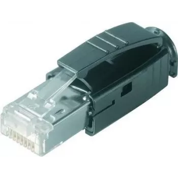 Telegärtner STX RJ45 spraudnis Cat.5e 8P8C krimpējams savienotājs, caurspīdīgs, 1 gab. J80026A0001