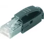 Telegärtner STX RJ45 spraudnis Cat.5e 8P8C krimpējams savienotājs, caurspīdīgs, 1 gab. J80026A0001