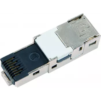 Telegärtner STX V1 RJ45 spraudņa ieliktnis Cat.6, taisns, 8P8C, ekranēts, bez instrumentiem IDC, J80026A0004
