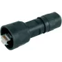 Telegärtner STX V1 RJ45 spraudņa komplekts plastmasas 1. variants taisns 8P8C melns J80026A0009 1 gab.