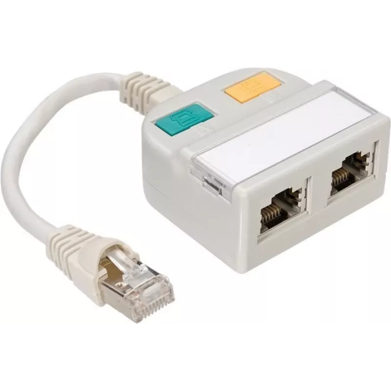 TELEGÄRTNER T-adapteris Cat5e uz 100Base-T/ISDN RJ45 sadalītājs (J00029A0013)