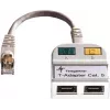 TELEGÄRTNER T-adapteris Cat5e uz 100Base-T/ISDN RJ45 sadalītājs (J00029A0013)