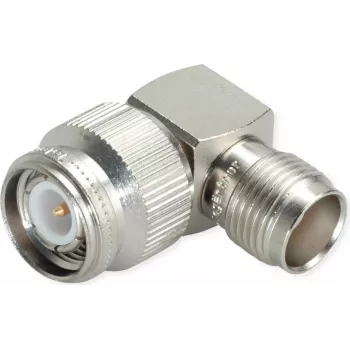 Telegärtner TNC spraudnis uz TNC ligzdu adapteris, 50 omi, taisns, niķelis/zelta, DC-11 GHz