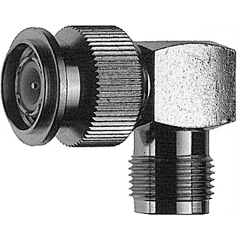 Telegärtner TNC spraudnis uz TNC ligzdu adapteris, 50 omi, taisns, niķelis/zelta, DC-11 GHz