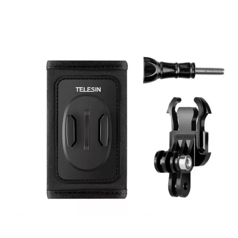 TELESIN Backpack Strap Mount ar J-Hook Mount GoPro/Osmo Action (GP-BPM-003)