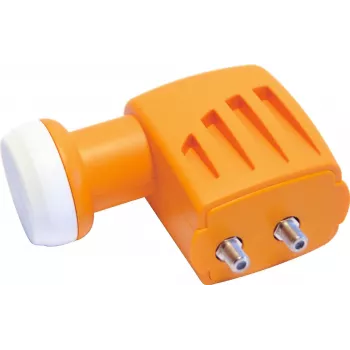 TELEVES 747802 Twin Universal LNB – 2 izejas, 0.1 dB trokšņa faktors, 40mm padeve