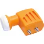 TELEVES 747802 Twin Universal LNB – 2 izejas, 0.1 dB trokšņa faktors, 40mm padeve