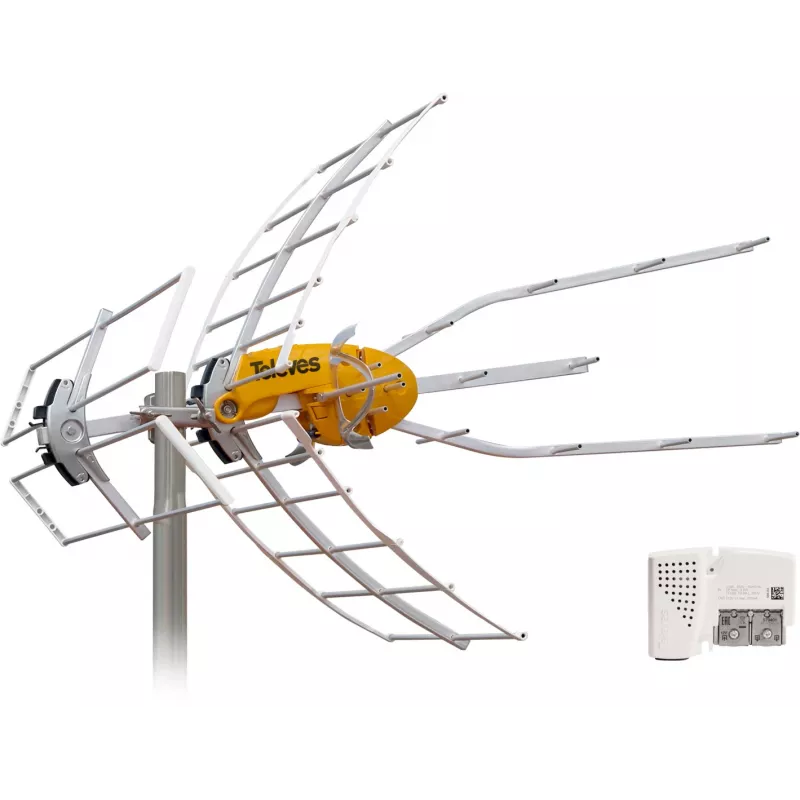 TELEVES Ellipse Mix BIII/UHF (LTE700) TV antena ar BOSS tehnoloģiju - Ref. 148821