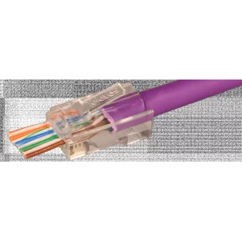 TELEVES RJ45 vīriešu caurejošais UTP Cat6 savienotājs (209906)