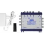 Telmor Multiswitch TT 5/8 Terminal – 5 ieejas (4 SAT + 1 TER) uz 8 izejām, DiSEqC 2.0, metāla korpuss