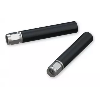 Teltonika Networks PR1CRF43 WiFi SMA Straight Compact Antenna, 2.4 GHz, 3 dBi, Black