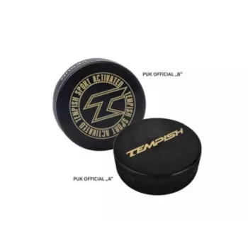 Tempish PUCK oficiālā ledus hokeja ripa – vulkanizēta gumija, IIHF/NHL standarts