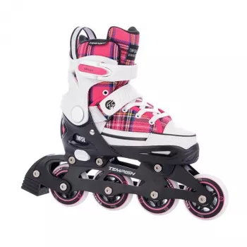 Tempish Rebel T Girl regulējamās skrituļslidas EU 29-32 – rozā/baltā/violetā, 64mm riteņi, ABEC 5