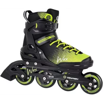 Tempish WOX Inline Skates Green/Black EU 45 - Fitness Skates with 84mm Wheels and ABEC 7 Bearings