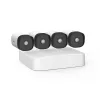 Tenda 4-Camera PoE NVR Surveillance Kit K4P-4TR with 4TB HDD, 4MP Bullet Cameras, H.265+, IP67, 30m Night Vision