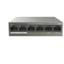 Tenda TEF1106P-4-63W PoE+ slēdzis, 6 portu Fast Ethernet, 4 PoE+ porti, 63W budžets, bezventilatoru galddatora modelis