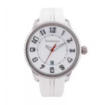 TENDENCE Sieviešu pulkstenis 2093013 40mm Balts silikons