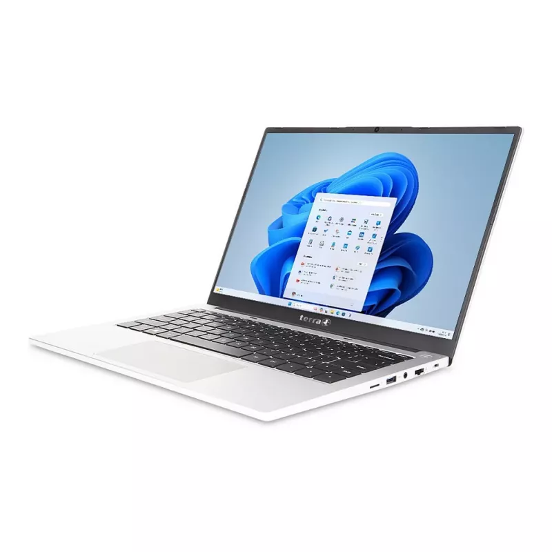 TERRA MOBILE 1410M 14.1 inch FHD IPS klēpjdators - Intel Core i5-1135G7, 8GB RAM, 250GB NVMe SSD, Windows 10 Pro, Wi-Fi 6, apgaismota vācu tastatūra, tumši pelēks