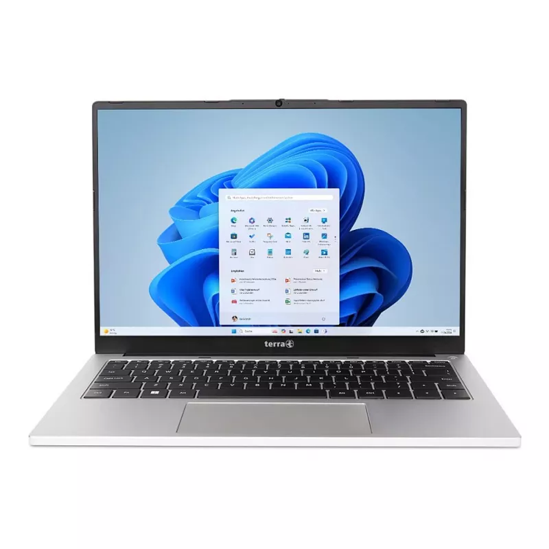 TERRA MOBILE 1410M 14.1 inch FHD IPS klēpjdators - Intel Core i5-1135G7, 8GB RAM, 250GB NVMe SSD, Windows 10 Pro, Wi-Fi 6, apgaismota vācu tastatūra, tumši pelēks
