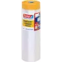 tesa 04402-00000-01 Easy Cover® universālā maskēšanas plēve ar līmlenti, 17 m x 2,6 m, caurspīdīga HDPE, dzeltena/brūngana papīra līmlente, dabīgās gumijas līme, 1 rullis