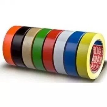 tesa 4104 iepakojuma lente, 50 mm x 66 m, melna, PVC, dabīgās gumijas līme, augsta saķere, 3 ruļļi 04104-000081-00