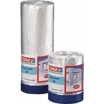 Tesa Easy Cover 4369 UV iepriekš līmēta maskēšanas plēve 14m x 260cm caurspīdīga 04369-14-1