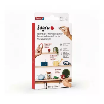 TESA Sugru Moldable All-Purpose Adhesive 8-Pack Multi-Colour