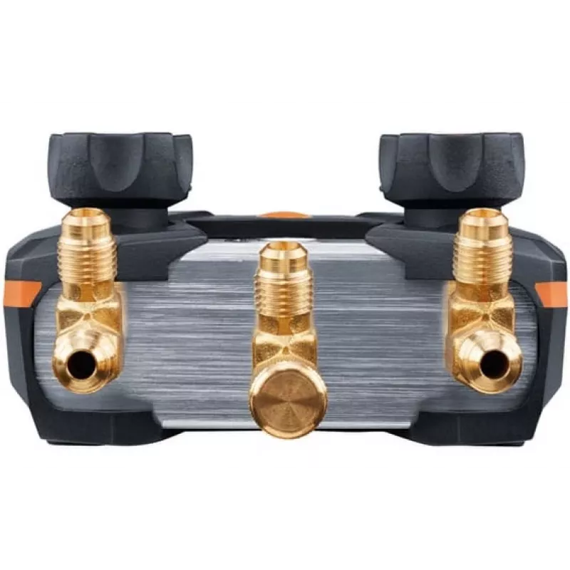 testo 550s digitālais kolektora manometru komplekts ar Bluetooth un 2 bezvadu skavas temperatūras zondēm (0564 5501)