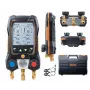 testo 550s digitālais kolektora manometru komplekts ar Bluetooth un 2 bezvadu skavas temperatūras zondēm (0564 5501)