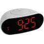 TFA 60.2505 Radio vadāms modinātājpulkstenis ar temperatūras displeju - Balts