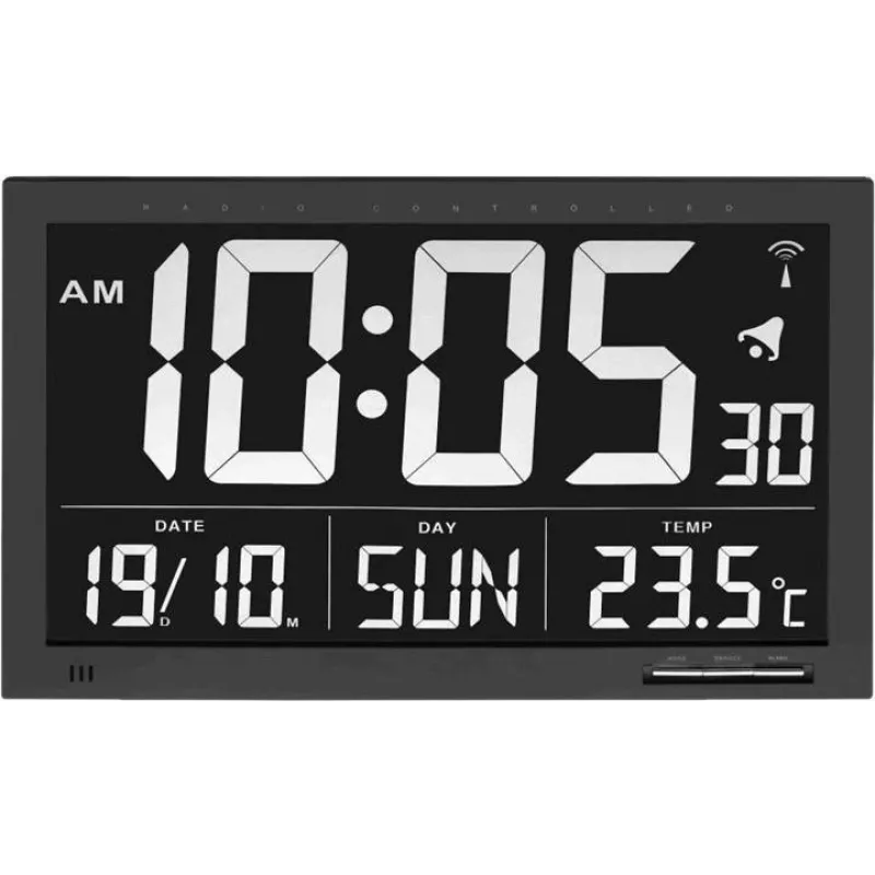 TFA 60.4505 Radio Controlled Wall Clock - Analog, DCF-77, White
