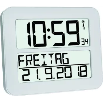 TFA 60.4512.02 TIMELINE MAX Radiovadāms modinātājs Balts