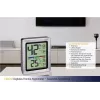 TFA EXACTO Digitalais termo-higrometrs Sudraba (30.5047.54)