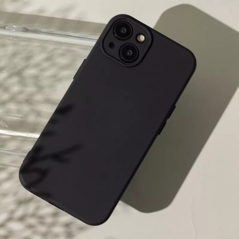 TFO silikona maciņš Xiaomi Redmi A7 Pro - matēti melns triecienizturīgs aizmugurējais vāciņš