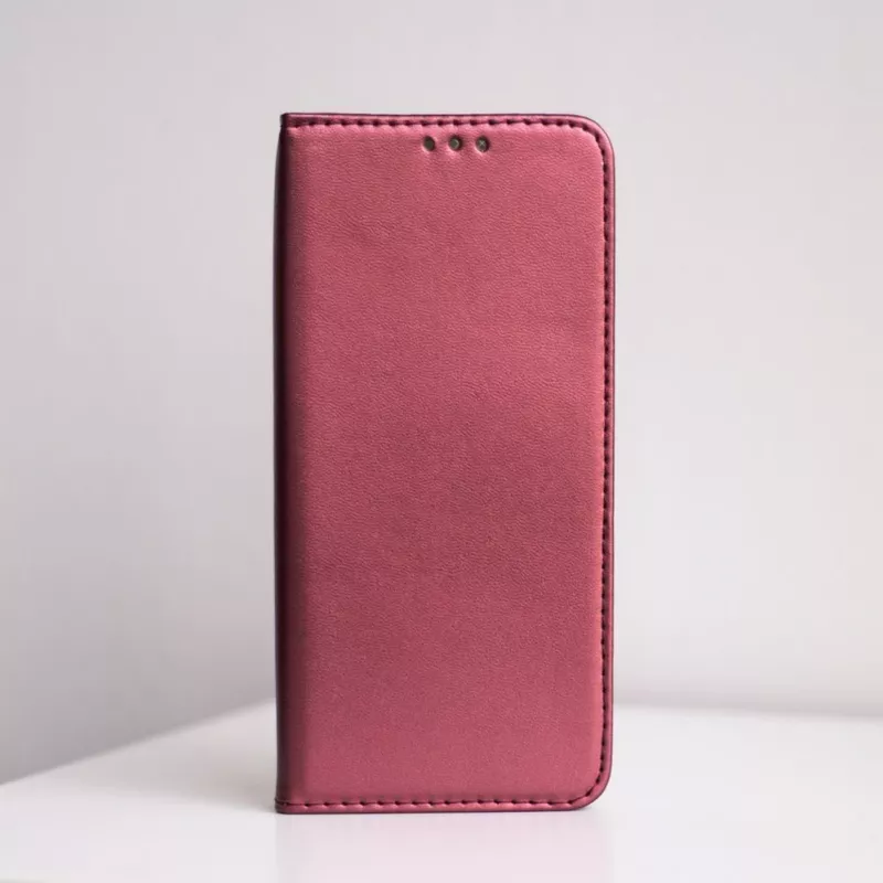 TFO viedais magnētiskais maciņš ar vāciņu Xiaomi Redmi A7 Pro, bordo