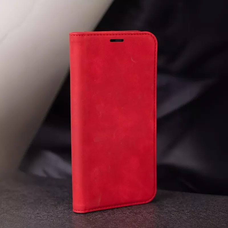 TFO Smart Suede Case Samsung Galaxy A52 4G / A52 5G / A52S 5G sarkanā krāsā