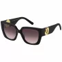THE MARC JACOBS Sieviešu kaķacs formas saulesbrilles MARC687S807 Melna/Pelēka gradienta 54mm
