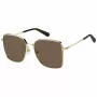 THE MARC JACOBS Sieviešu saulesbrilles MARC829S01Q - Kvadrātveida acetāta rāmis, pelēkas polikarbonāta lēcas, 58 mm