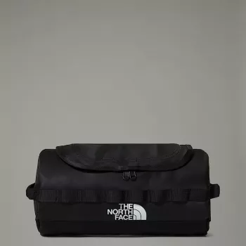 The North Face Base Camp ceļojumu tualetes piederumu soma - TNF Black/TNF balta, liela, 5.7L