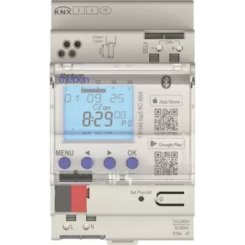 Theben TR 648 top3 RC KNX gada laika slēdzis, 2 kanālu, DIN sliedes, 16 A, GPS, Astro, 800 programmas 6489130