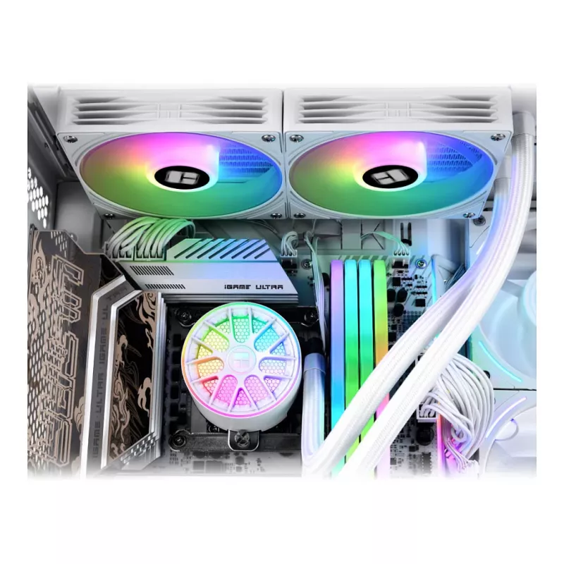 Thermalright Aqua Elite V6 RGB 240mm viss-vienā šķidruma dzesētājs (balts)