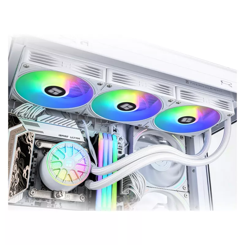 Thermalright Aqua Elite V6 RGB 360mm balts viss-vienā šķidruma CPU dzesētājs