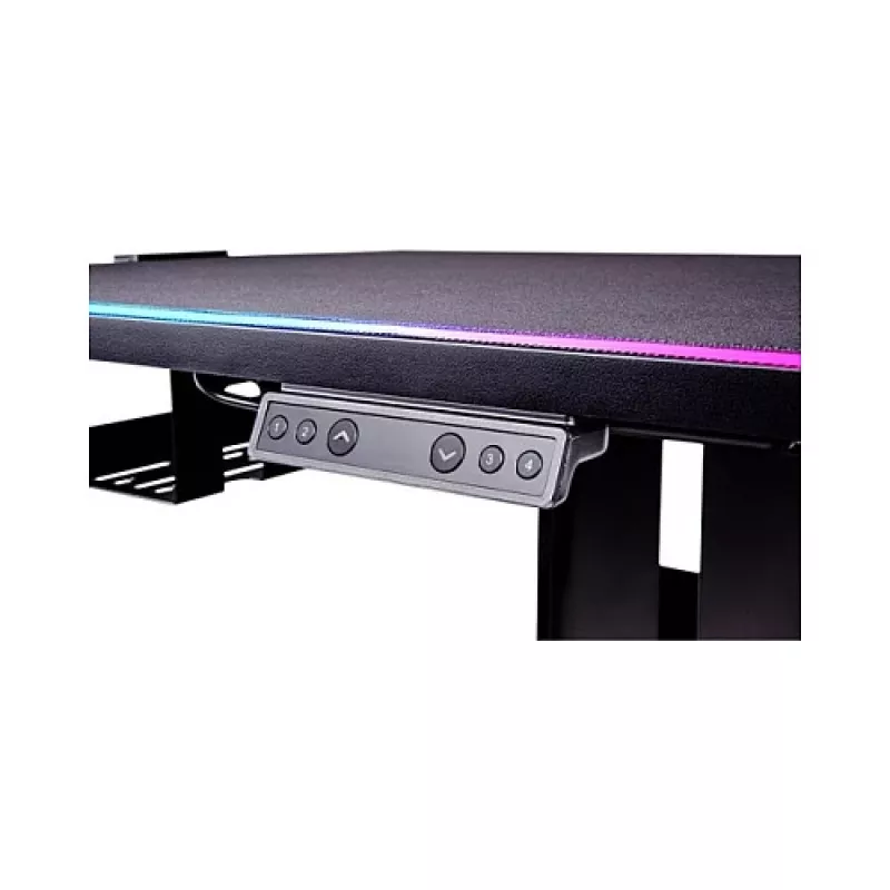 Thermaltake CycleDesk 100 GGD elektriski regulējams augstuma galds ar RGB, melns